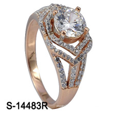 Мода ювелирные изделия 925 Серебряное кольцо циркония женщин (S-14483R)